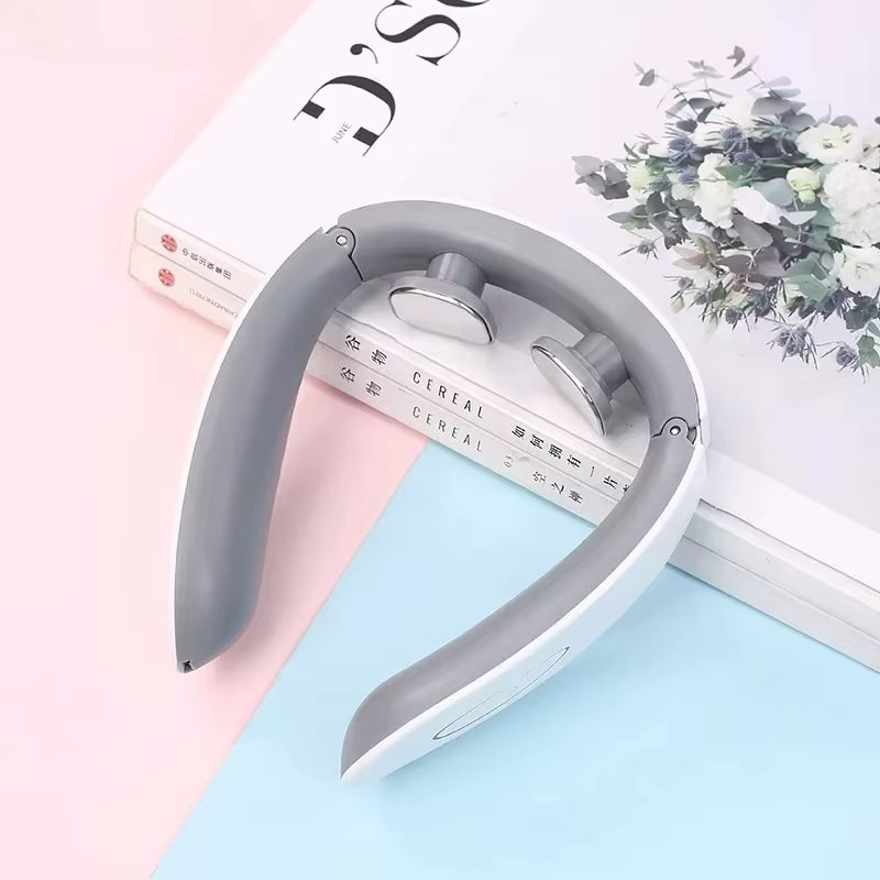 Smart Neck Massage Shoulder Neck Massage Cervical Vertebra Vibrator Heating Relieve Pain Magnetic Pulse Neck Massage Instrument